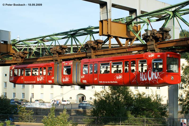 Schwebebahn Wuppertal - Gtw 23