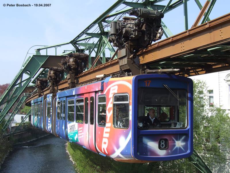 Schwebebahn Wuppertal - Gtw 17